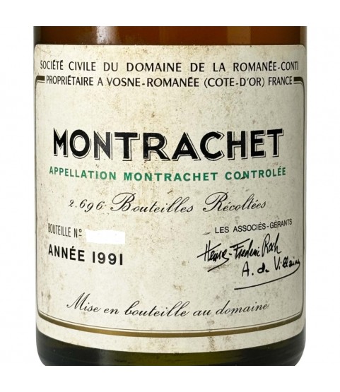 Domaine De La Romanee-Conti Montrachet Grand Cru 1991